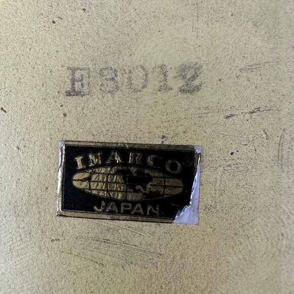 Vintage Hat Planter Inarco Japan Yellow Feather Mid Century Kitsch Decor Ceramic - Picture 8 of 14